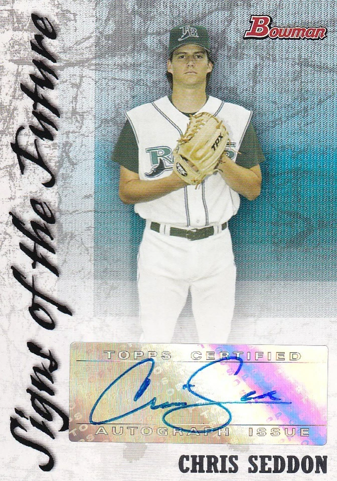 2007 BOWMAN SIGN OF THE FUTURE CHRIS SEDDON AUTOGRAPH #SOF-CJS - Image 1 of 1