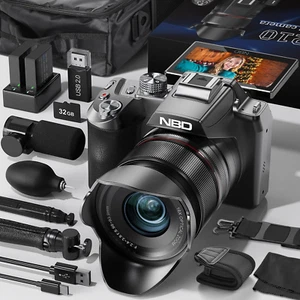 5K DSLR Camera, 64MP Ultra HD, 16X Optical Zoom, Wi-Fi App Control, Autofocus, A - Picture 1 of 8