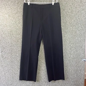 Lauren Ralph Lauren Pants Womens 14 Wool Black Straight Leg Officecore - Picture 1 of 9