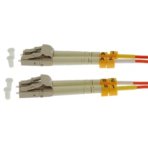 LC-LC DUPLEX 62.5/125 MULTIMODE FIBER OPTIC CABLE PATCH 1M 2'M 3 4 5 6 7 to 50 - Picture 1 of 22
