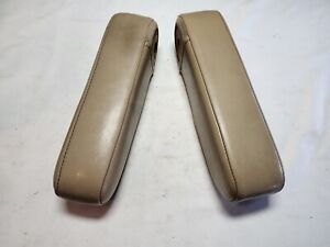 2004 - 2012 Nissan Armada Drivers & Passengers Seat Leather Arm Rests Beige 