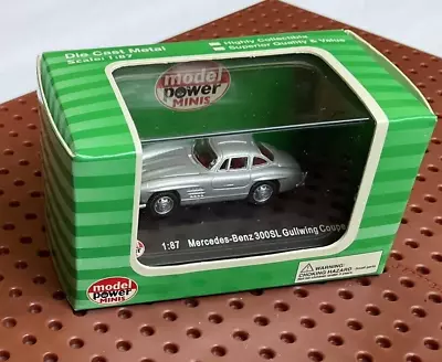 Model Power Minis 1:87 MERCEDES BENZ 300 SL Gullwing Coupe HO scale Train layout - Image 1 of 4