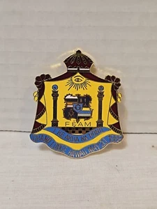 State Hawaii Masonic Grand Lodge F. & A.M. Lapel Pin 1989 I KE AKUA KA PONO - Picture 1 of 3
