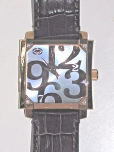 Marc Ecko # E95008G1 Rose Gold Case Leather Mineral Men's Quartz Watch - Picture 1 of 5