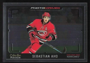 2021-22 O-Pee-Chee Platinum - #PD-6 Sebastian Aho - Carolina Hurricanes - Picture 1 of 2