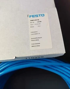 Tubo de plástico neumático genuino FESTO PUN-H-6x1-BL 197384 50m azul - Imagen 1 de 5
