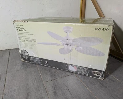 Ventilador de techo Hampton Bay Palm Beach 48" colección internacional *Faltan piezas Foto 1 de 4