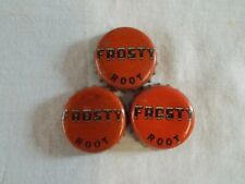 Used FROSTY Root Beer Soda Bottle Corked-Backed Cap, ca 1940's