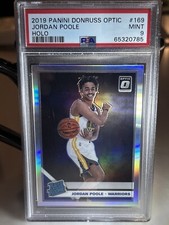 2019 Jordan Poole Panini Donruss Optic Holo #169 Warriors Rookie PSA 9 MINT