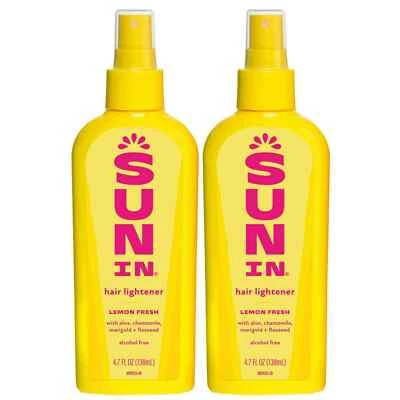 Spray aclarador Sun In Hair, mejora el brillo, limón, 4,7 oz (paquete de 2) Foto 1 de 4