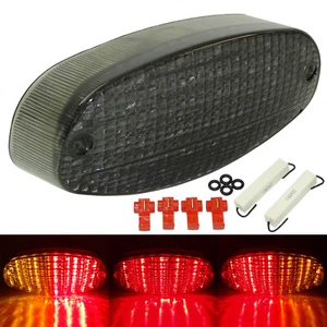 Led Tail Trun Signal Light Smoke For YAMAHA YZF 450 600R Raptor Wolverine V-Star - Picture 1 of 8