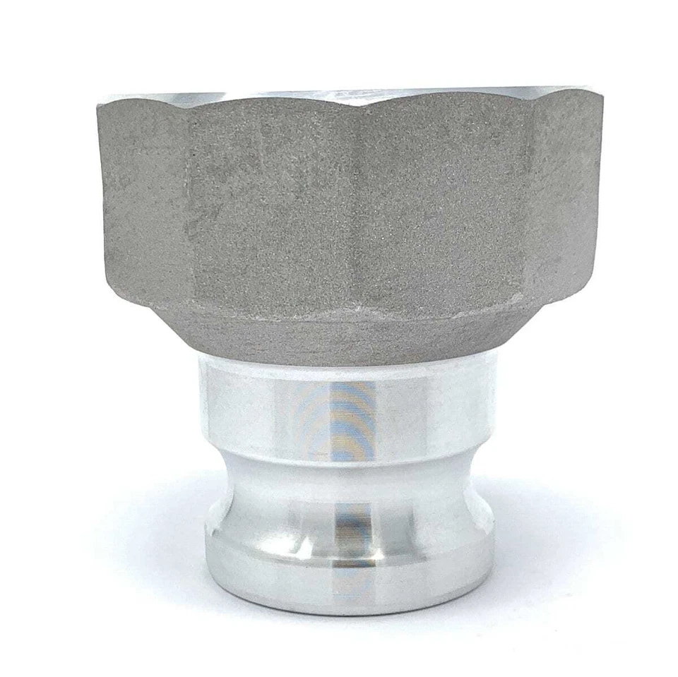 GLOXCO Aluminum Type AR Cam and Groove Fitting Reducer, 2" Male Camlock x 3" Female ...