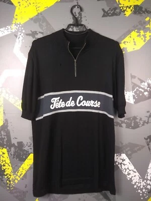 Nike Raro Vintage Jersey Ciclismo Bicicleta Camisa Negra Años 80 90 Camiseta Hombres Talla L ig93 Foto 1 de 4