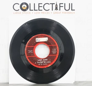 J. FRANK WILSON & THE CAVALIERS - LAST KISS - ERIC 1984 - 7" VINYL SINGLE 🔥 - Picture 1 of 2