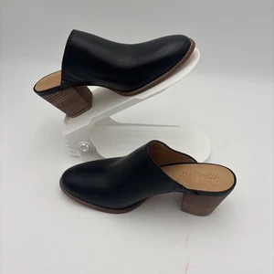 Mules Madewell Harper de cuero negro con tacón ancho talla 7,5 - Imagen 1 de 9