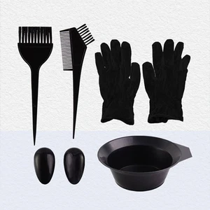 5/7/9Pcs Hair Coloring Kits Hair Dyeing Comb Hair Bowl Earcap Hair Styling T-wa - Picture 1 of 15