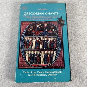 Gregorian Chants Choir Of Vienna Hofburgkapelle 3 Cassette Set Vox Box - Picture 1 of 19