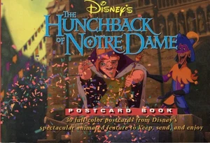 DISNEY'S HUNCHBACK OF NOTRE DAME, POSTCARD BOOK, HYPERION, 1996, 1st Ed STATED - Picture 1 of 4