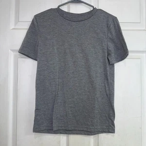 Sonoma Youth L Gray Polyester Short Sleeve Loose Fit Solid Sleepwear Tee - Picture 1 of 3