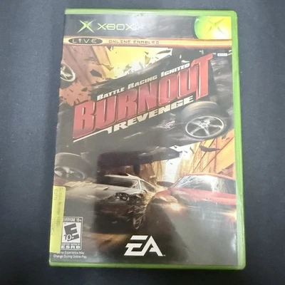 Burnout Revenge Video Game (Microsoft Xbox, 2005) OG X-box CIB W Manual Retro - Image 1 of 4