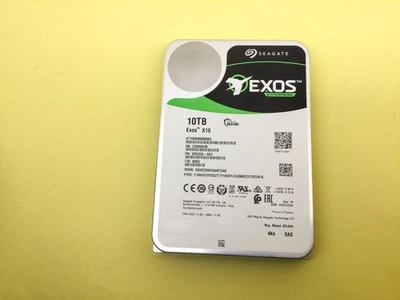 Seagate Exos X16 10TB 7200RPM SAS 12Gb/s 3.5in 4Kn HDD ST10000NM008G - Image 1 of 2