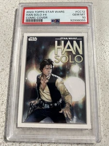 2023 Han Solo Comic Cover Topps Trading Card Psa 10 Star Wars - Picture 1 of 5