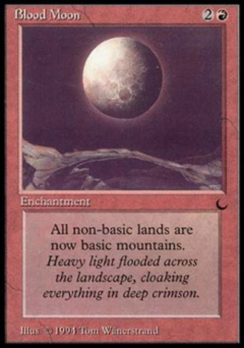 MTG English Blood Moon Light Play Normal The Dark - Image 1 of 1
