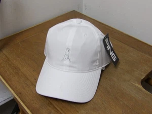 Ping Mr. Ping Cap Golf Hat White Adjustable BRAND NEW w/TAGS!! - Picture 1 of 2