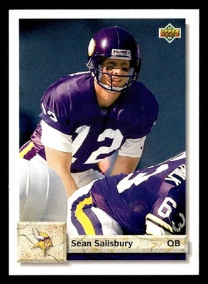 1992 Upper Deck - Sean Salisbury #614 - Image 1 of 2