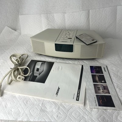 BOSE Wave Radio Alarm Clock w/ Remote Manual AWR1-1W FOR PARTS OR REPAIR ONLY - Image 1 of 4