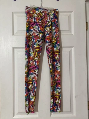 Dance Gymnastics Athletic Leggings Girls L Youth Graphics Large Cartoon  Words — 第 1/4 张图片