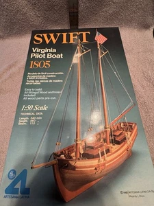 Swift ,Virginia Pilot Boat 1805 Vintage Kit, Open Box - Picture 1 of 2