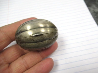 Antiguo Gorham Plata Esterlina Nuez moscada Huevo Melón Calabaza Forma Sin Niveladora Foto 1 de 4