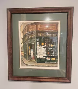 Gerahmt & Passepartout - Signiert - Takanori Oguiss - Mercerie - Affiche/Plakat 1986 - Bild 1 von 15