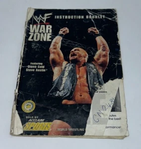 WWF WAR ZONE - MANUAL ONLY - Nintendo 64, 1998 - PAL - N64 - AUSSIE STOCK - Picture 1 of 1