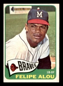 1965 Topps Baseball #383 Felipe Alou EX/MT *e1