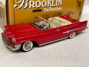 Brooklin Models Chrysler 300 E convertible Red 1959 BRK41A 1:43 Diecast Coche