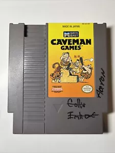 NES - Caveman Games (Nintendo Entertainment System, 1990) Authentic & Tested - Picture 1 of 2
