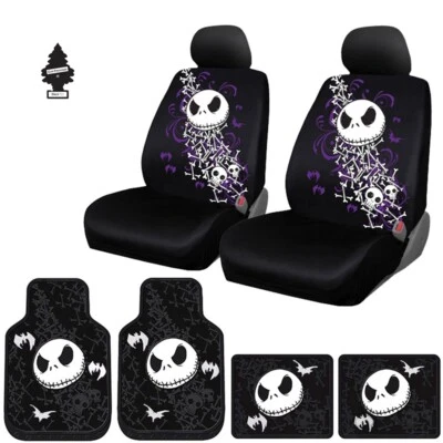 Juego completo de alfombrillas de asiento de coche Pesadilla antes de Navidad para Subaru Jack Skellington Foto 1 de 4