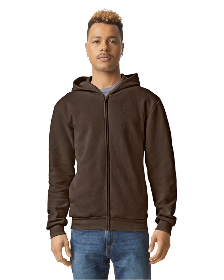 American Apparel ReFlex Fleece Unisex Full Zip Hoodie - RF497 - Image 1 of 1