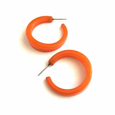 Orange Opal Lola Hoop Earrings - Image 1 of 4