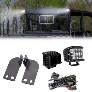 Para Polaris Ranger 570/1000 4" LED Pod Luz Trasera Montajes Plug & Play Cable - Imagen 1 de 11