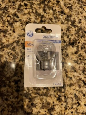 Bulb oven bulb ge  Appliance Microwave 40W S11 Bulb Type E17 Base 440 Lumens - Image 1 of 2