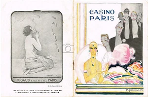 ANCIEN PROGRAMME CASINO de PARIS 1923 - 40 pages, 14x18cm - Couv. Geismar - Picture 1 of 1