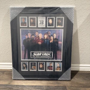 Star Trek The Next Generation 25th Anniversary Limited Edition COA Plaque #995 - Picture 1 of 4