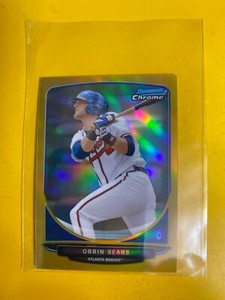 RS1804 2013 Bowman Chrome Mini Gold Refractors #67 Orrin Sears #26/50