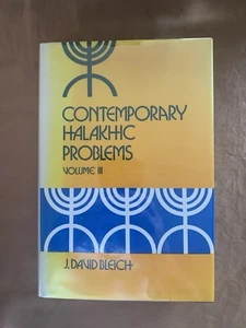 Contemporary Halakhic Problems Vol. III by J. David Bleich (Hardcover) - Picture 1 of 7