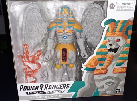 Power Rangers King Sphinx Action Figure Mighty Morphin Lightning Collection Toys Cover