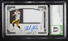 2020 National Treasures Collegiate /99 Nate Stanley #130 CSG 8.5 Rookie Auto RC