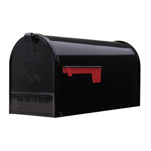 GIBRALTAR POST MOUNT MAILBOX Galvanized Steel Large Rural Mail Box